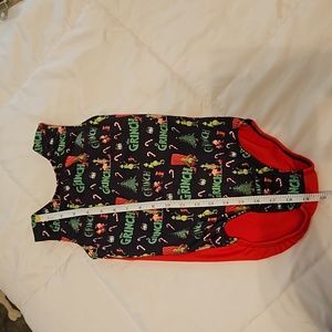 Girls gymnastics leo, grinch themed size 10